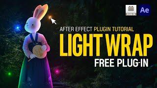 After Effects Free Plugin Crate's Light Wrap l 무료 플러그인 Crate's Light Wrap 튜토리얼