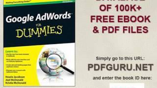 Google AdWords For Dummies