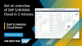 What is SAP S/4HANA Cloud? Overview Demo