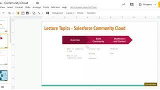 Lecture 1: Salesforce Community   Introduction