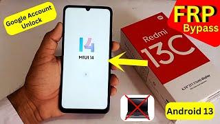 Redmi 13C Frp Bypass MIUI 14 New Method Without PC 2024 | Redmi 13C Google Account Remove Android 13