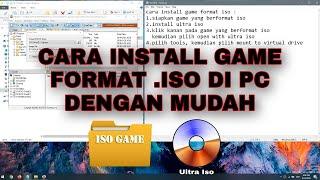 HOW TO EASY INSTALL ISO FORMAT PC GAME | INSTALL ISO FORMAT PC GAME