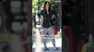 Megan Fox before and after she found her style #shorts #meganfox