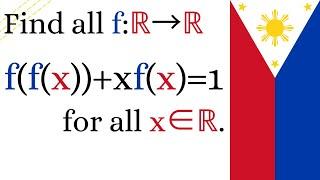 A functional equation from the Philippines.