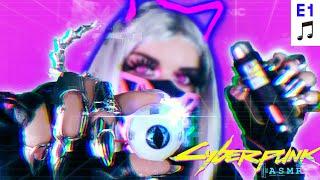 Cyberpunk ASMR ️ Ripperdoc 1 SCI FI Cranial Nerve Exam +  Eye Surgery  Glitchy