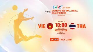[ LIVE ]  VIE VS THA : 22nd Asian Women's U20 Volleyball Championship