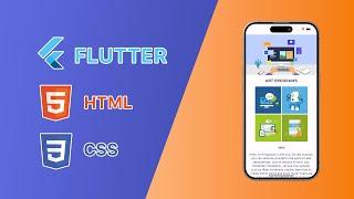 Connecting HTML and CSS in Flutter