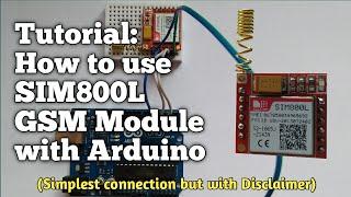 Tutorial: How to use SIM800L GSM Module with Arduino