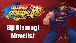 Eiji Kisaragi Movelist [The King of Fighters '98 Ultimate Match Final Edition]