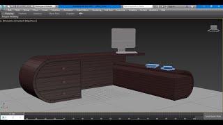 3dsmax Tutorials, Tutorial on Modeling an Office Furniture in 3dsmax ( Part 1)