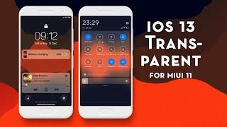 Best ios 13 Transparent theme for Miui 11 - No third party.