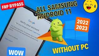 Samsung Galaxy Frp Bypass Android 11 No Need Pc Easy Method 2022/2023