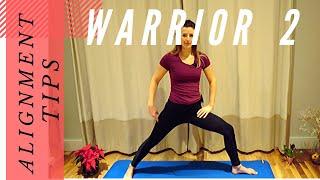 How to do Warrior II correctly / Yoga Alignment Tips