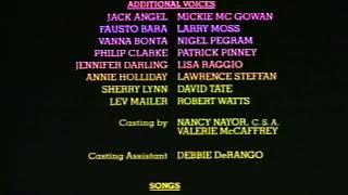 An American Tail Fievel Goes West (1991) End Credits