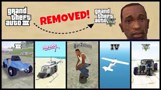 Evolution of REMOVED VEHICLES in GTA games! (2001 - 2024) | Part 1