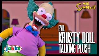 Jakks Pacific The Simpsons Krusty the Clown Talking Plush Doll | @TheReviewSpot