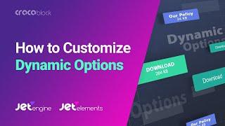 Download Button: Dynamic Options |  JetElements and JetEngine plugins