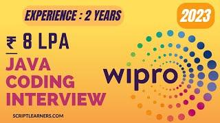 Wipro Coding Interview Experience 2023 | Important Java coding Interview Questions , CTC: 8 LPA