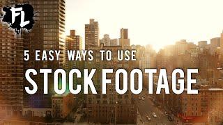 5 EASY and CREATIVE ways to use STOCK FOOTAGE! | Mystery Client