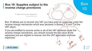 UAE VAT Return Box 10 - Input on Supplies subject to RCM