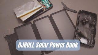 DJROLL Solar Power Bank 36000mAh Review | Qi Wireless Charger, DJROLL Portable Solar Charger