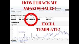 How To  TRACK YOUR SALES In Excel For E-Commerce (EXCEL Template)