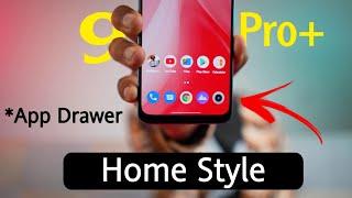 How to Change Realme 9 Pro+ Home Screen Style | Realme 9 Pro Plus App Drawer Settings