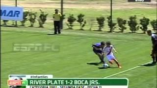 FUTBOL INFANTIL. 2001/2002/2003. RIVER - BOCA. 9/11/2014. ESPN