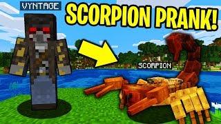 PRANKING AS A SCORPION IN MINECRAFT! - Minecraft Trolling Video