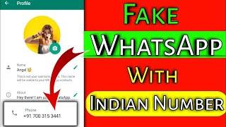 Fake WhatsApp Kaise Banaye | How To Create Fake WhatsApp Account | Indian Fake WhatsApp Number 2024