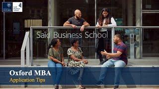 Oxford MBA application tips webinar