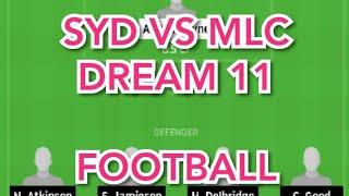 SYD vs MLC Football match dream11 prediction win