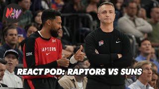 React Pod: Raptors blown out by 40, so let's check in on a crazy night in the NBA