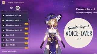 Lisa Voice-Over by Mara Junot | Genshin Impact