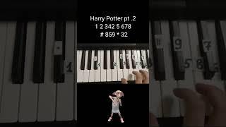 Harry Potter on piano  easy tutorial/part 2