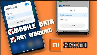 How To Fix Mobile Data Not Working on Xiaomi | Data Connection Problem in Redmi