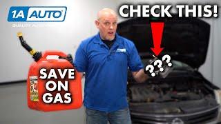 Car or truck getting poor gas mileage? Check your mass airflow sensor first and save money on gas.