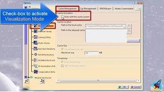 CATIA SETTINGS - Visualization Mode