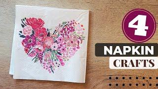Napkin Decoupage Made Easy: Dynamic Techniques for Stunning DIY Projects! Beginner-Friendly Tutorial