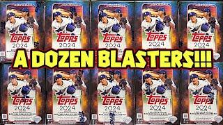 Opening a LUCKY Dozen BLASTER BOXES 2024 Topps Update Baseball Cards