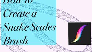 Creating a Snake Scales Brush w/ Procreate Tutorial (Brush Download)