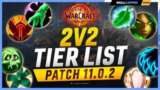 BEST 2v2 COMPS for EVERY CLASS in THE WAR WITHIN PvP | TWW TIER LIST