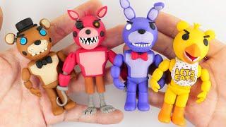 ROBLOX PIGGY: ALL FNAF ANIMATRONICS POLIMER CLAY TUTORIAL