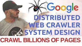 System Design distributed web crawler to crawl Billions of web pages | web crawler system design
