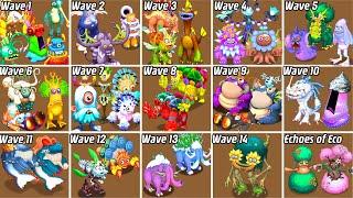 Amber Island Evolution: All Common & Rare Monsters (wave 1- Final Wave)  | My Singing Monsters