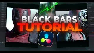 DaVinci Resolve: Adding BLACK BARS to your Videos
