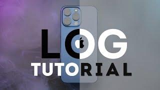 iPhone 15 Pro Max Apple LOG Color Grading, Exposing and Workflow Tutorial