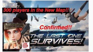 300 players in the New Map!! Confirmed Rules of survival