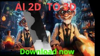 Generate 3D short films from 2D AI images very EASY, download for FREE