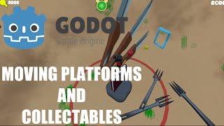 Godot Moving Platform and Collectable MTA Part 16